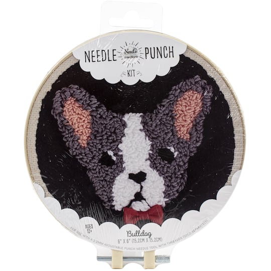 Fabric Editions Needle Creations Bulldog Needle Punch Kit